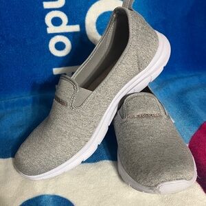 U.S. Polo Assn. Women's Gray Slip-On Sneakers 8